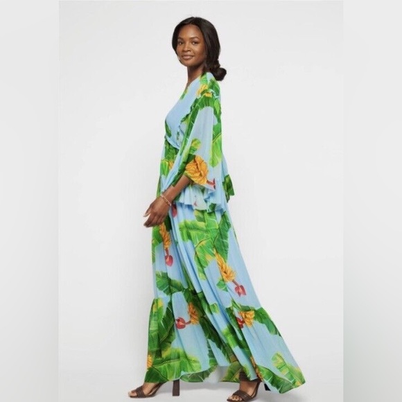 FARM Rio | Dresses | Farm Rio Fresh Bananas Maxi Dress | Poshmark